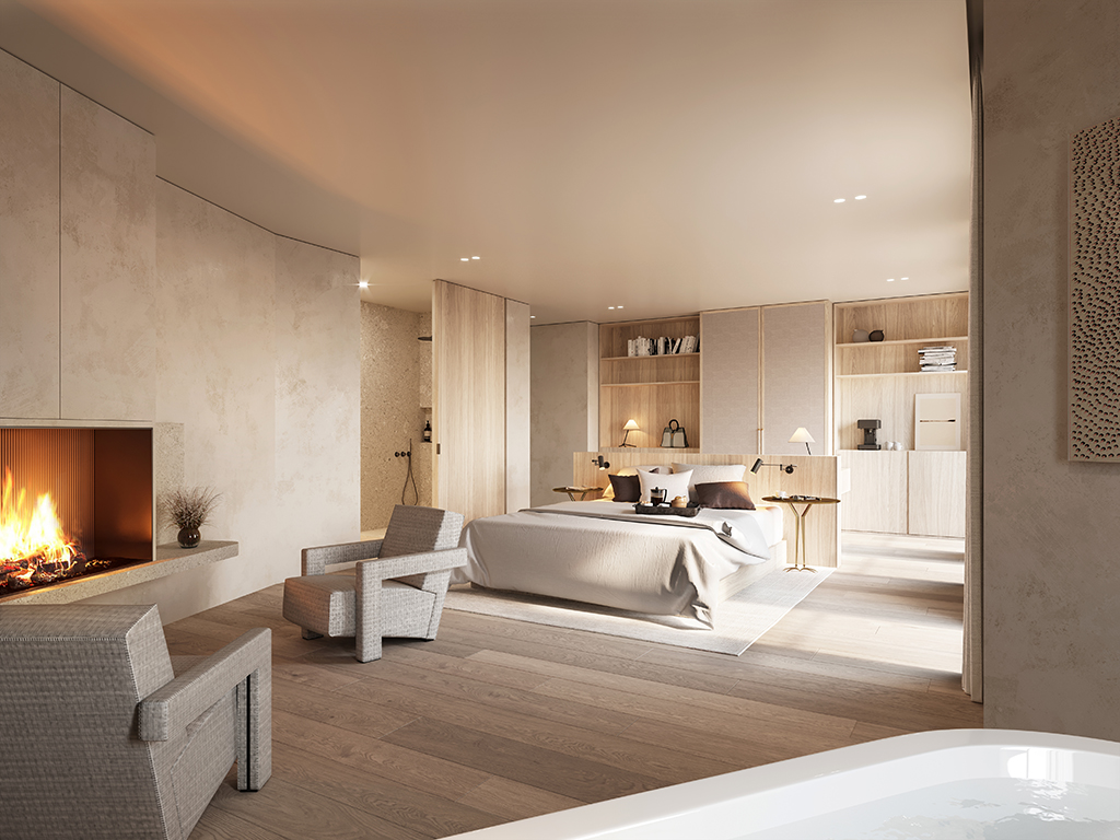 Hotel Suite Knokke interior architecture by Eline Ostyn