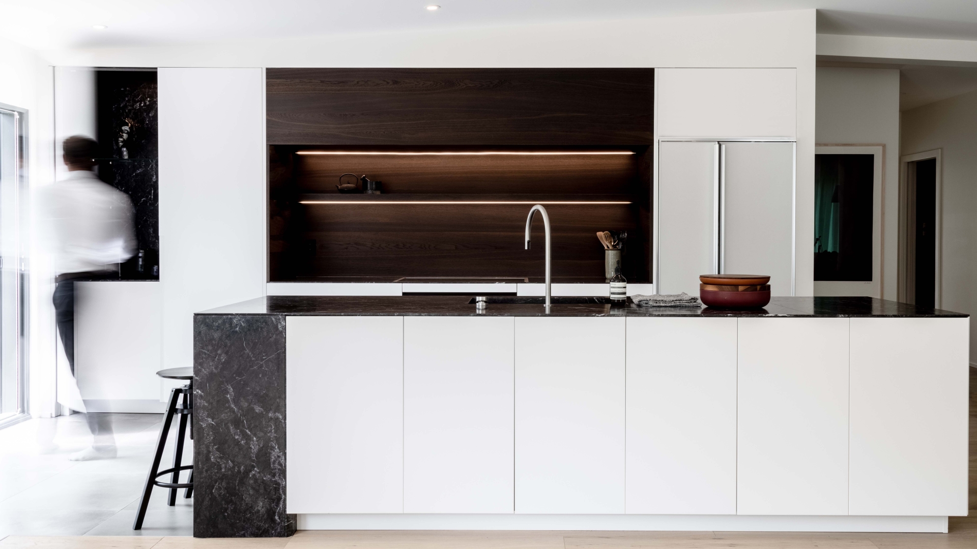 YB refurbishment Canada interior architecture by Eline Ostyn kitchen